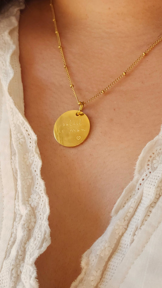 Soleil de mon coeur Necklace