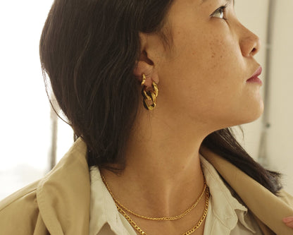 Lizzy double chain necklace