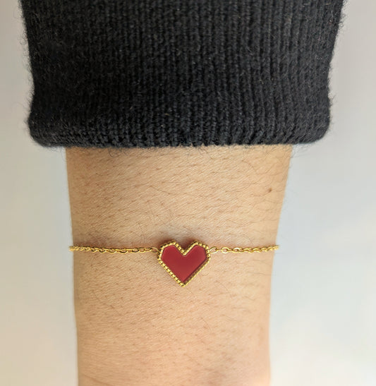 Nina heart bracelet