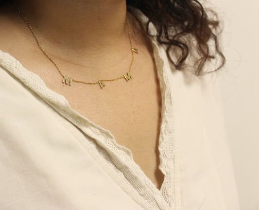 MAMA zircon Necklace